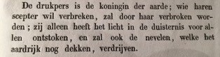 koningin citaat Donker Curtius